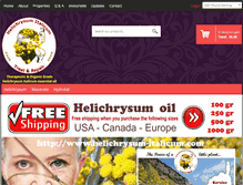 Tablet Screenshot of helichrysum-italicum.com